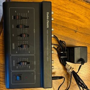 RadioShack Stereo Audio Mixer - Black Video Enhancer
